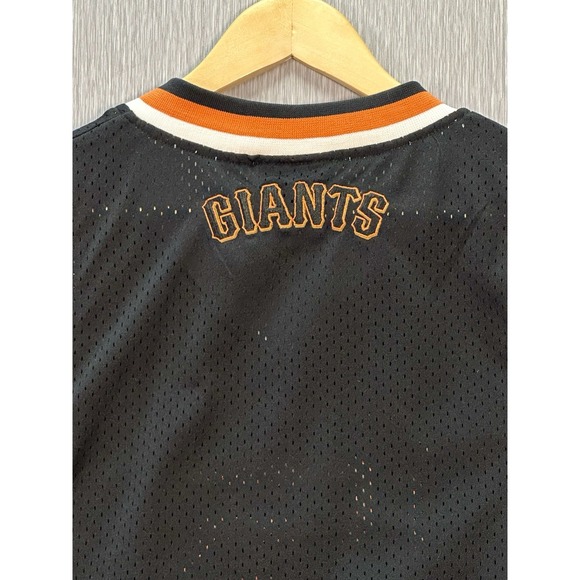 Stitches Black MLB San Francisco Giants Sleeve Less Large Jersey Embroidered - Picture 6 of 6